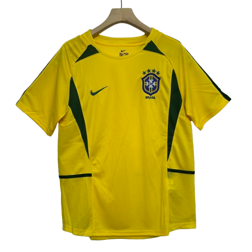 Brazil 2002 Retro Home Jersey - Free customization