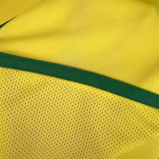 Brazil 2002 Retro Home Jersey - Free customization